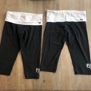 Pair of PINK Yoga pants size L